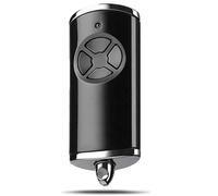 Télécommande de porte de garage 868,3 BS MHz compatible avec Hörmann bs HSM4 HSE2 HS1 HS4 HSZ1 HSZ2, émetteur manuel (noir, 4 boutons, 1 pièce)