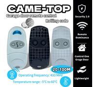 Télécommande de porte de garage double canal Came Top432Na Top432Ee Top432Ev Top433.92Mhz, émetteur de copie et de clonage face à face NA-3PCS