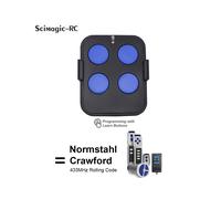 Télécommande de porte de garage Normstahl Crawford Ea433, lot de 2 ou 4 pièces, 433 MHz, 433,92 MHz,
