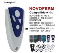 Télécommande de porte de garage Novoferm Novotron 502 Max43-2 504 Max43-4 512 Mix 43-2 Mtr43-2 Mchs43-2 Mnhs433-02