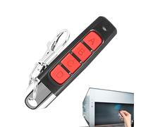 Télécommande de porte de garage, ouvre-porte de garage porte-clés - Télécommande de copie MHz avec porte-clés - Accessoire de fermeture de porte d'allée, ouvre-porte-clés de contrôle de clonage électr