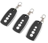Télécommande de Porte de Garage pour KING GATES, 433,92 MHz, Code Roulant, 4 Boutons, Noir, Portée 50-100 m