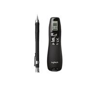 Télécommande de présentation - LOGITECH - R800 - Pointeur laser vert - Portée 30 mètres - Écran LCD