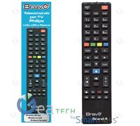 Télécommande de Rechange BRAVO BRAND 4 COMPATIBILE TV A Philips GIA 'Prévues
