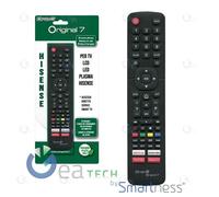 Télécommande de Rechange BRAVO ORIGINAL 7 COMPATIBILE TV Marque Hi-Sense Prévues