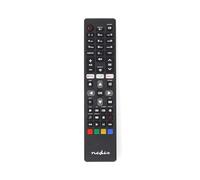 Nedis Télécommande de rechange compatible Philips – Préprogrammée, 1 bouton Netflix/Rakuten – Noir