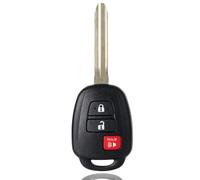 Télécommande de rechange compatible avec Toyota RAV4 2013-2021 / Tacoma 2016-2019 / Prius C 2013-2019 / 2020-2021 4Runner sans clé, HYQ12BDM HYQ12BEL (1 pièce)