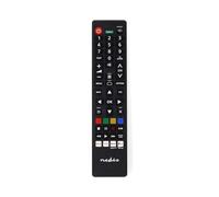 Télécommande de Rechange - Convient pour : Panasonic/Sharp - Préprogrammée - 1 Appareil Disney + Button/Netflix Button/Rakuten TV Button/Bouton Youtube - Infrarouge - Noir