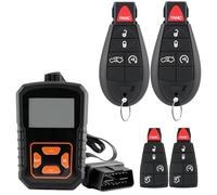 Télécommande de rechange FOBIK pour Dodge Challenger 2008 2009 2010 2011 2012 2013 2014 2008-2010 Durango 2011-2013 Jeep Grand Cherokee Chrysler 300 Télécommande d'entrée sans clé IYZ-Z-300 C01C