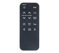 Télécommande de rechange KEN001 compatible avec Frigidaire Kenmore Window AC Unit Air Condtioner FAM156R1A2 FAM186R2A2 FAZ12HR2A2 FAM186R2A1 FAS256R2A1 FAS296R2A1 FAS256R2A2 FAM256R2A2 FAM186R2A2