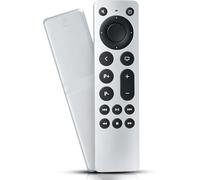 Télécommande de rechange pour Apple TV, compatible avec Apple 1/2/3/4/5 génération et Apple TV 4K/HD, télécommande infrarouge avec 6 boutons supplémentaires