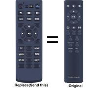 Télécommande de rechange pour barre de son Teufel Cinebar Ultima RC