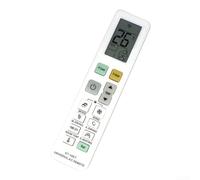 Télécommande de rechange pour climatiseurs version anglaise avec fonction de mémoire hors tension, design ergonomique compatible avec communication infrarouge et RF (KT-16ET)
