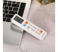 Télécommande de rechange pour climatiseurs version anglaise avec fonction mémoire hors tension Design ergonomique compatible avec communication infrarouge et RF (KT-16E)