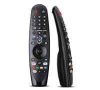Télécommande de rechange pour Smart TV compatible avec LG AKB75855501 | Pour UHD OLED QNED NanoCell, support TV 4K et 8K, MR18BA MR19BA MR20GA, télécommande de rechange magique, compatible LG TV