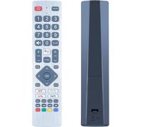 Télécommande de rechange SHWRMC0133 compatible avec Sharp Aquos Smart TV 40BL2EA 40BL3EA 40BL4EA 40BL5EA 50BL2EA 50BL3EA 50BL4EA (sans fonction vocale)
