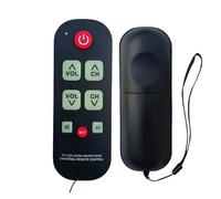 Télécommande de Remplacement A-TV10 for téléviseurs Seniors, Universelle, Simple et étanche, avec éclairage LED, for Tous Les modèles de téléviseurs.