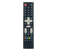 Télécommande de Remplacement AULCMEET Compatible avec Metz Engel AIWA 4K OLED Smart TV LE3282SM 40E6X22A LE3280SM LE2481SM LE5580SM LE3281SM LE4081SM 55U2X42C LE4080SM H0F19A075GPD10