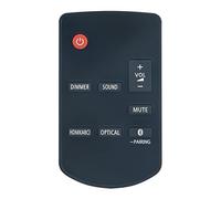 Télécommande de Remplacement AULCMEET N2QAYC000123 Compatible avec Les Barres de Son Panasonic Home Audio SCHTB200EBK SC-HTB200EBK SCHTB200EGK SC-HTB200GNK SCHTB200GWK