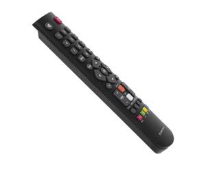 Télécommande de Remplacement avec Clavier numérique, pavé de Navigation, accès chaînes, Conception Portable Noire Fine pour visualisation dans Le Salon, Boutons de Navigation du Clavier du combiné