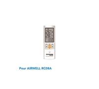Télécommande de remplacement climatisation pour AIRWELL RC08A