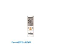 Télécommande de remplacement climatisation pour Pour AIRWELL RCW2