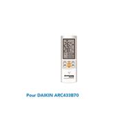 Télécommande de remplacement climatisation pour Pour DAIKIN ARC433B70