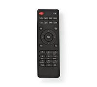 Nedis Télécommande de Remplacement | Convient à: RDIN3000BK / RDIN4000BK / RDIN5000BK / RDIN5005BK | Fixe | Nombre d'appareils: 1 | Effacer la Mise en Page | Infrarouge | Noir