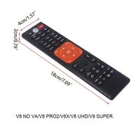Télécommande de remplacement, Compatible avec V8 NO VA/V8 PRO2/V8X/V8 UHD/V9, boîtier TV intelligent 4K, accessoires