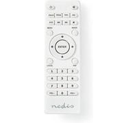 Nedis Télécommande de remplacement RDINRC200WT – Compatible RDIN2000WT/RDIN2500WT – Blanc