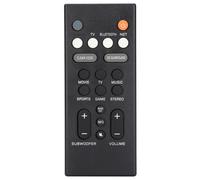 Télécommande de remplacement pour barre de son Bluetooth Yamaha, compatible avec les systèmes home cinéma. Matériau ABS résistant, portée de