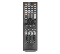Télécommande de remplacement pour récepteur AV, compatible avec Onkyo, offrant un accès complet aux boutons, aucune programmation requise.