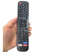 Télécommande de remplacement pour téléviseur Hisense EN2AW27H Smart 4K. La technologie infrarouge assure une diffusion fluide de Netflix et Prime