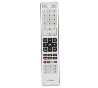 Télécommande de remplacement pour téléviseur intelligent Toshiba, compatible avec les téléviseurs intelligents Toshiba. Boutons en silicone et