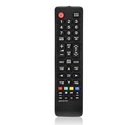 Télécommande de Remplacement pour téléviseur, matériau Durable, Distance à Distance de 10 m/33 Pieds, Utilisation directe après l'installation de la Batterie, Compatible avec Un