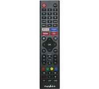 Nedis Télécommande de remplacement préprogrammée pour TV Hi-Sense avec streaming Noir TVRC45HIBK