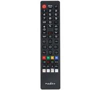 Nedis Télécommande de remplacement préprogrammée pour TV LG Boutons streaming Noir