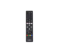 Nedis Télécommande de rechange compatible Philips – Préprogrammée, 1 bouton Netflix/Rakuten – Noir