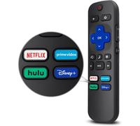 Télécommande de remplacement Roku TV compatible avec TCL, Hisense et Onn