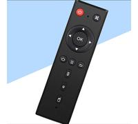 Télécommande de Remplacement TX3 pour Boîtier TV pour Android TV Box Controller TX3mini TX3 Pro TX6mini TX5 Pro TX2 TX9, Télécommande Portable Couleur Noire pour Boîtier de Télévision pour Andriod