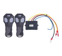 Télécommande de Treuil sans Fil Aramox, Remplacement de la Télécommande de Treuil électrique sans Fil 2 Pièces 12V pour Camion ATV Universel
