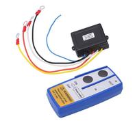 Télécommande de treuil sans fil Kit de commutateur de télécommande sans fil pour treuil universel, avec auto remorque Bleu Bleu