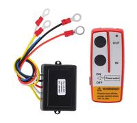 Télécommande de treuil sans fil Kit de commutateur de télécommande sans fil pour treuil universel, avec auto remorque Bleu Rouge