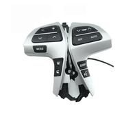 Télécommande de volant de voiture sans Bouton Commande Audio Volant Commutateur 8425006180 Adapté Pour TOYOTA Pour HILUX Pour VIGO Pour COROLLA Pour CAMRY Pour HIGHLANDER(High Silver Black)