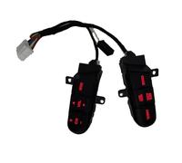 Télécommande de volant de voiture sans Bouton Commutation Commande Audio Pour Volant Rétro-éclairage Rouge Pour Jazz, Adapté À Pour Civic 2006-2011 36770-SNA-A12