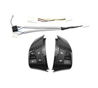 Télécommande de volant de voiture sans Bouton De Télécommande Multifonction Au Volant, Pour Hyundai, Pour Elantra HD 2008 - 2010, Boutons Audio Et Canaux(Carbon fiber-8 keys)