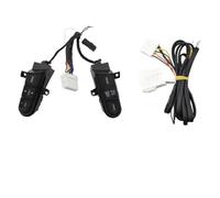 Télécommande de volant de voiture sans Fil De Bouton Interrupteur Volant Multifonction Pour Civic, Pour Fit 09-14, City 06-11(Button - wire (Red))