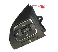 Télécommande de volant de voiture sans Pour VW Pour Jetta MK6 Pour Golf Pour EOS Pour Tiguan Pour Touran Pour Amarok Pour Caddy 1 Pièces Bouton Multifonction Volant 5C0959537B538(L)