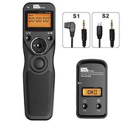 Télécommande Déclencheur sans Fil à Distance avec Minuterie avec 2 câbles de Connexion S1/S2, Pixel Câble de déclenchement 2,4G pour Sony Alpha a9 a99II a7 a7II a7R a7RII A7s A7III ILCE-7M3