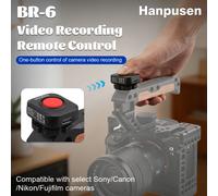 Télécommande d'enregistrement vidéo BR6 avec bouton de poignée pour Sony A1 A9 Z200 NX800 A7V ZVE10 ; Pour Canon Nikon Fujifilm Olympus Pentax Remote With 2cables